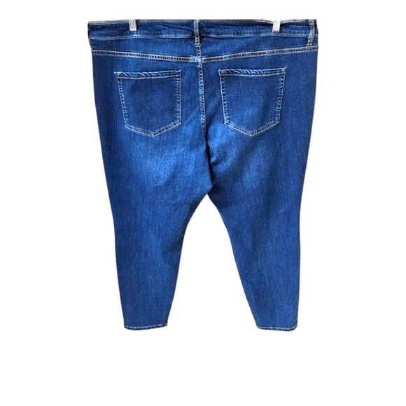 LANE BRYANT Plus Size Mid-Rise Super Stretch Skinny Blue Jeans SIZE Short 24 - Picture 8 of 12